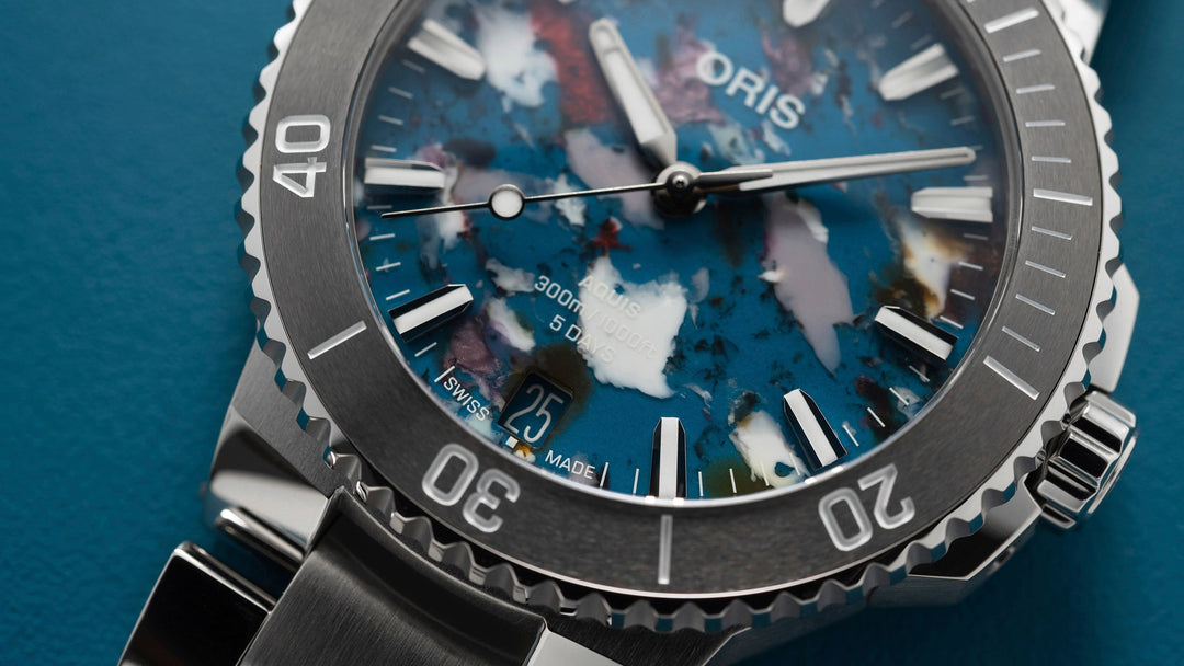 Oris Aquis Date Upcycle Calibre 400 43.5mm 2024 Christmas Catalog P Garrick Jewelers PA