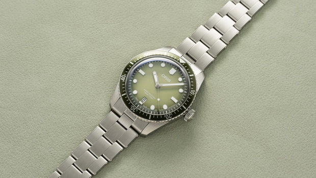 Oris Divers Sixty-Five Date Green Dial 40mm - 2024 Christmas Catalog Pg. 7