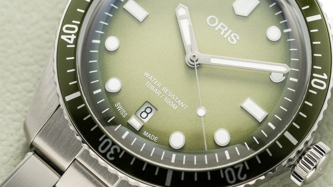Oris diver green outlet