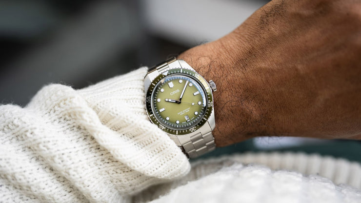 Oris Divers Sixty-Five Date Green Dial 40mm - 2024 Christmas Catalog Pg. 7