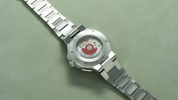 Oris Aquis Date Taste of Summer Watermelon Green 41.5mm - 2024 Christmas Catalog Pg. 7