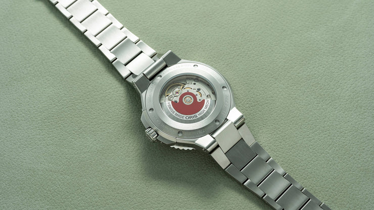 Oris Aquis Date Taste of Summer Watermelon Green 41.5mm - 2024 Christmas Catalog Pg. 7
