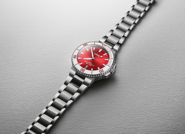 Oris Aquis Date Taste of Summer Watermelon Red - 2024 Christmas Catalog Pg. 7