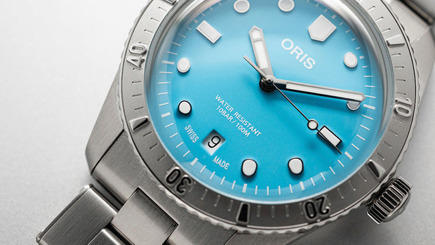 Oris Divers Sixty-Five Cotton Candy Blue Dial 38mm