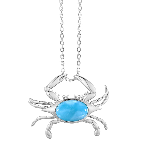 Larimar Crab Pendant