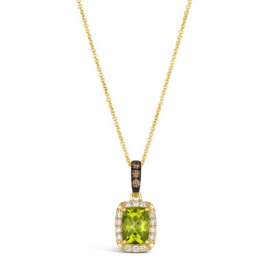 LeVian Honey Gold Green Apple Peridot Pendant - 2024 Christmas Catalog Pg. 12