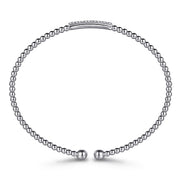 14K White Gold Bujukan Bead Bangle with Diamonds - 2024 Christmas Catalog Pg. 3