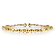 14K Yellow Gold Bujukan Open Bangle - 2024 Christmas Catalog Pg. 3