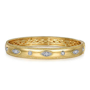 14K Yellow Gold Diamond Bujukan Bangle - 2024 Christmas Catalog Pg. 3