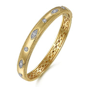 14K Yellow Gold Diamond Bujukan Bangle - 2024 Christmas Catalog Pg. 3