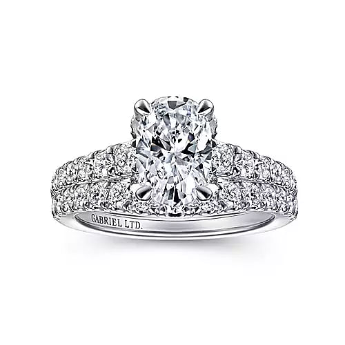Herschel - Platinum Oval Diamond Engagement Ring