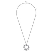 925 Sterling Silver Bujukan White Sapphire Pendant Drop Necklace - 2024 Christmas Catalog Pg. 5