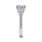 Marzia - Platinum Round Five Stone Diamond Engagement Ring