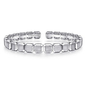 Sterling Silver Open Cuff Hexagon Bangle - 2024 Christmas Catalog Pg. 6