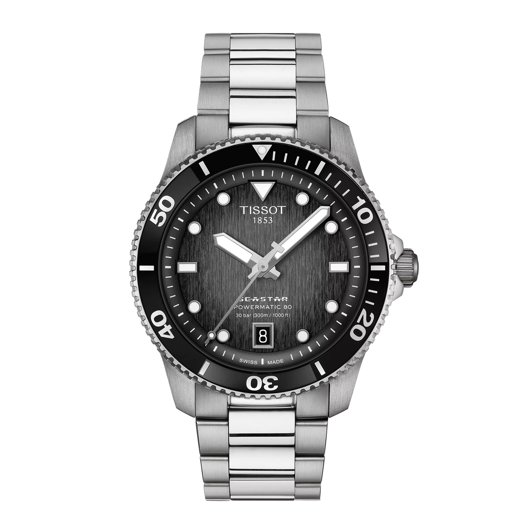時計 TISSOT Seastar 1000 Powermatic 80 Tissot Seastar 1000 Powermatic 80 40mm – Garrick Jewelers PA