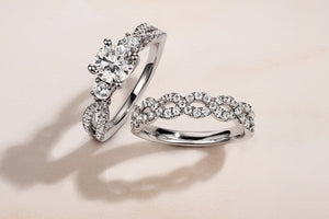 Fulfillment Stud Earrings 1.00ctw in 18K White Gold