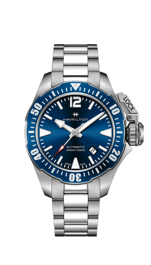 Khaki Navy Frogman Auto - H77705145 – Garrick Jewelers PA 