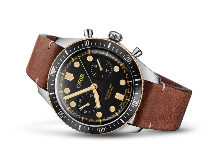 Oris Divers 65 Chronograph Black Dial 43mm