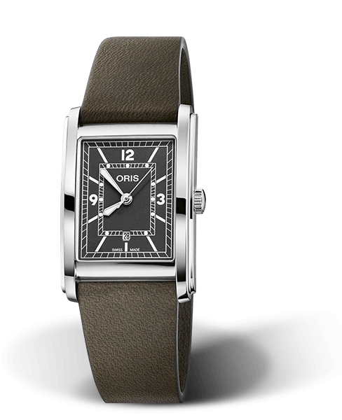 Oris Rectangular Green Dial