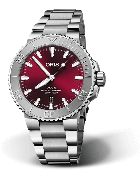 Page 25b - Oris Aquis Cherry Red Dial Date Relief