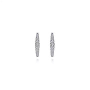 Page 4 - 14K White Gold 15mm Diamond Huggies