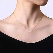 Page 4 - 14K Yellow Gold C Initial Necklace