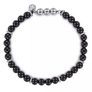 Page 5 - Sterling Silver Black Onyx Beaded Bracelet