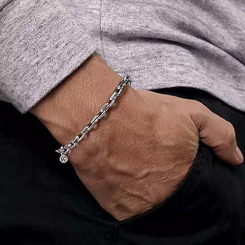 925 Sterling Silver Chain Link Bracelet