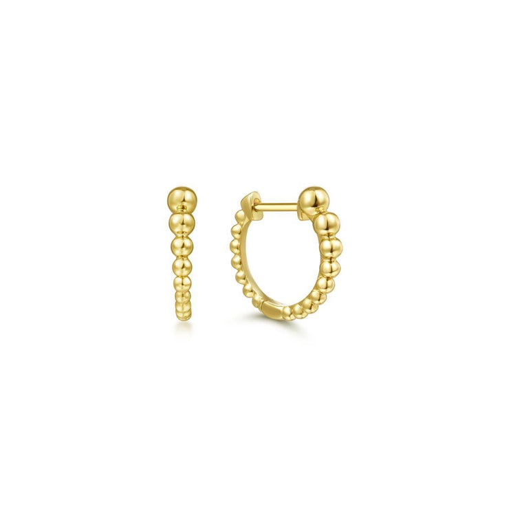 14K Yellow Gold Bujukan Huggies