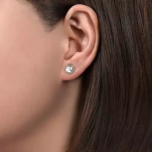 Page 3 - Sterling Silver Hammered Sand Blast Stud Earrings