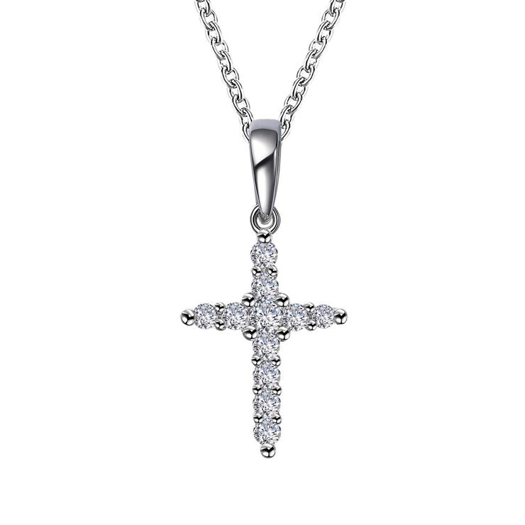 .33 CTW Cross Pendant Necklace