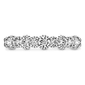 Behati Beaded Band .67ctw in 18K White Gold