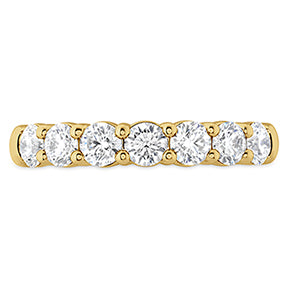 Signature 7 Stone Band .97ctw in 18K Yellow Gold
