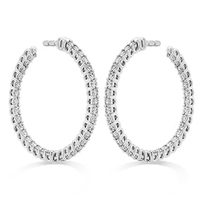 Signature Round Inside Out Hoop - Small