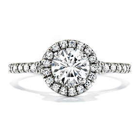 Transcend Engagement Ring .76ctw in 18K White Gold